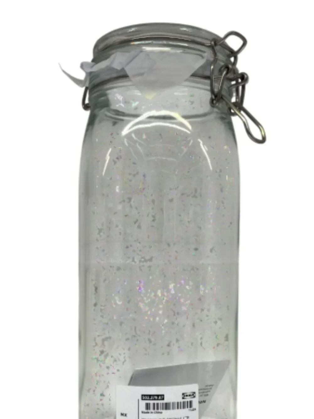 KORKEN 502.279.87 Jar with lid, clear glass, 2.1 qt/2 pack